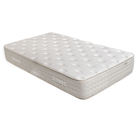 Matelas réversible MEKA 90x190 cm, en mousse haute densité, indépendance du couchage, ferme, face été/hiver, épaisseur 26 cm