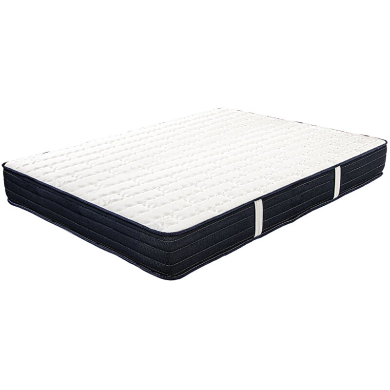 Matelas réversible nora, King Size, 180x200 cm, en mousse mémoire de forme haute adaptabilité et ergonomique, indépendance du couchage, épaisseur 20cm