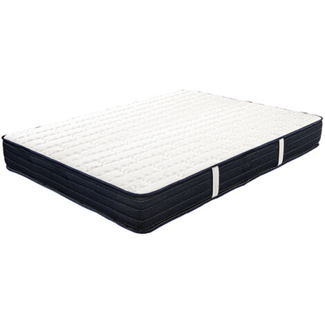 Matelas réversible NORA, King Size, 180x200 cm, en mousse mémoire de forme haute adaptabilité et ergonomique, indépendance du couchage, épaisseur 20cm