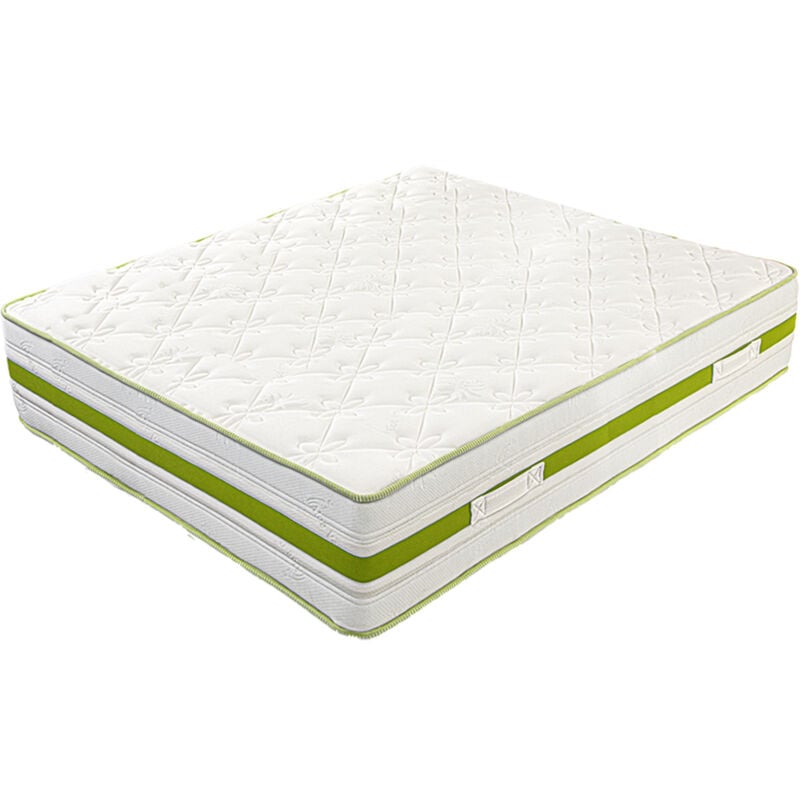 Matelas réversible soul, 140x190 cm, mémoire de forme, ferme, indépendance du couchage, certifié oeko-tex, épaisseur 30 cm