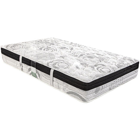 Matelas réversible VALENCIA 140x200 cm, en mousse haute densité, ferme, indépendance du couchage, face été/hiver, épaisseur 26 cm