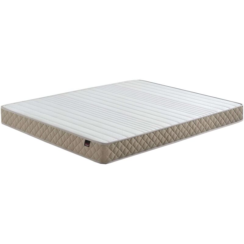 Matelas Rubi Nucleo Flexible Core Confortable et respirant Hypoallergénique Fermeté moyenne Hauteur moyenne Hauteur totale 15-16 Cm 90x180 Cm
