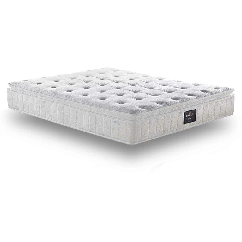 Matelas Rubis : Mousse à mémoire de forme, Latex et Ressorts ensachés - 30cm - 140x200 cm