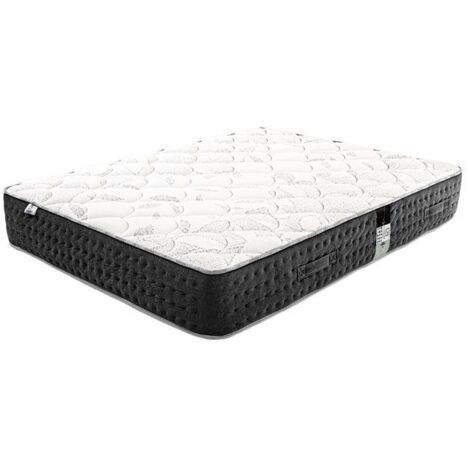 Matelas Serenite, 27cm, Ressorts Ensachés, Mousse Haute Densité, Indépendance de Couchage, Soutien très ferme, face été/hiver