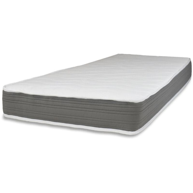 Matelas simple hypoallergénique et anti-acarien 90x190x18H cm - Silver