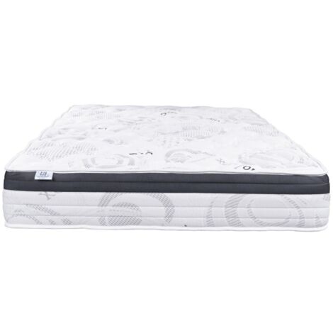 Matelas Sleeplux, 26cm, latex, mousse haute densité, ferme, indépendance du couchage, face été/hiver, 140x190cm