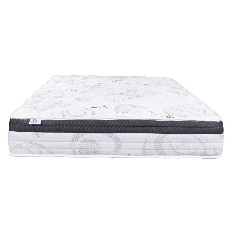 Matelas Sleeplux, 26cm, latex, mousse haute densité, ferme, indépendance du couchage, face été/hiver, 140x190cm