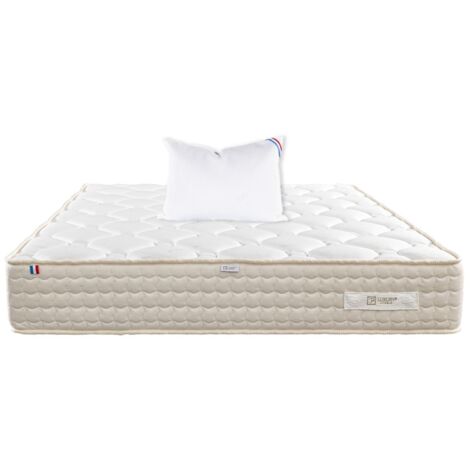 Matelas Sublime, 20 cm, mousse haute densité, ferme, face été/hiver + oreiller, 90x190cm