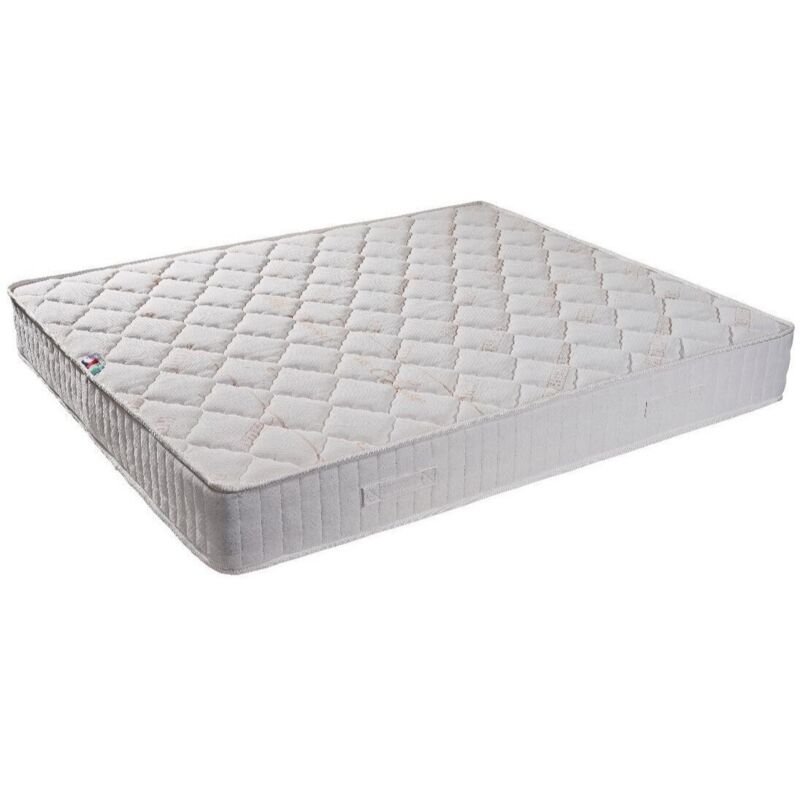 Matelas Tissu Ignifugé Non Feu 120x200 x 10 cm - Très Ferme - Noyau Poli Lattex HR Dernière Génération Indéformable - Très Respirant