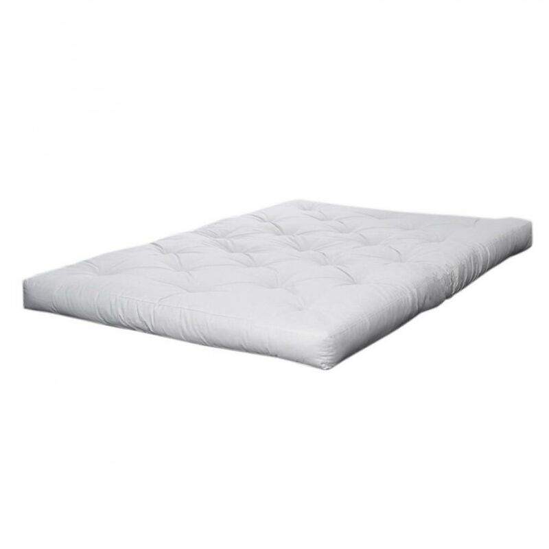 Matelas traditional futon couleur naturel couchage 160 x 200 cm