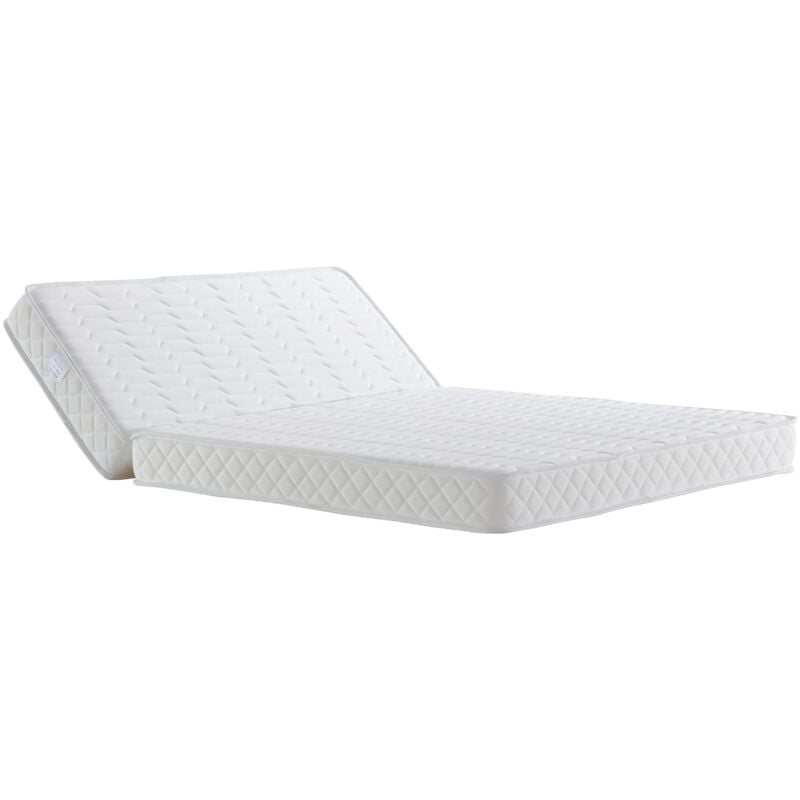 Matelas Trés Ferme Pour tous bz 120x190 x 10 cm - Découpe Assise 60 cm - 5 zones de Confort - rembourrage 100 % polesther - âme 100 % polyuréthane