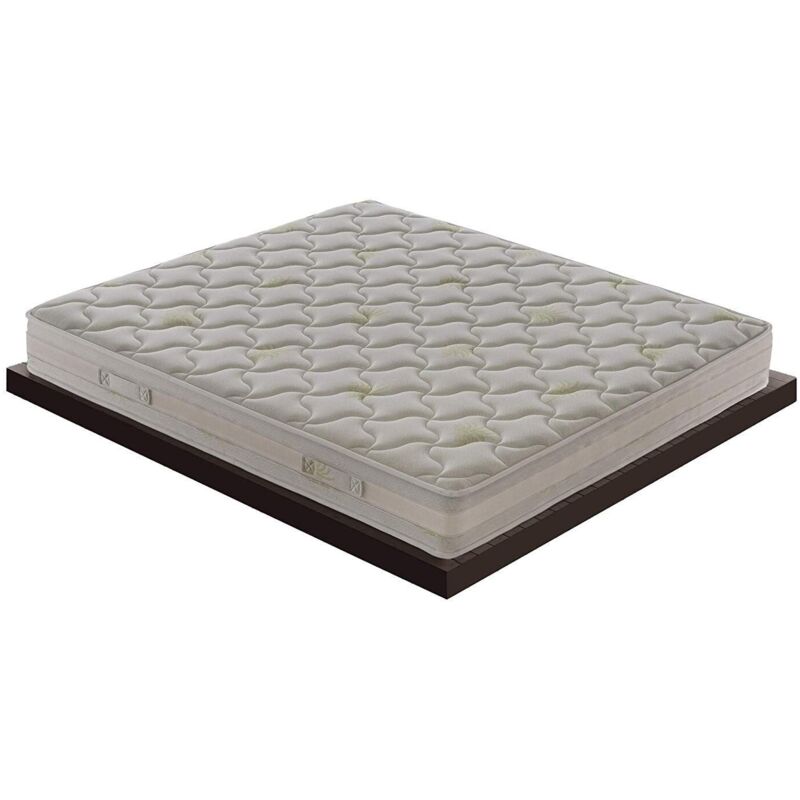 Ilovesleep - matelas à ressorts ensachés, mousse à mémoire de forme, hauteur 25 cm, orthopédique, élastique et indéformable, 13 zones de confort