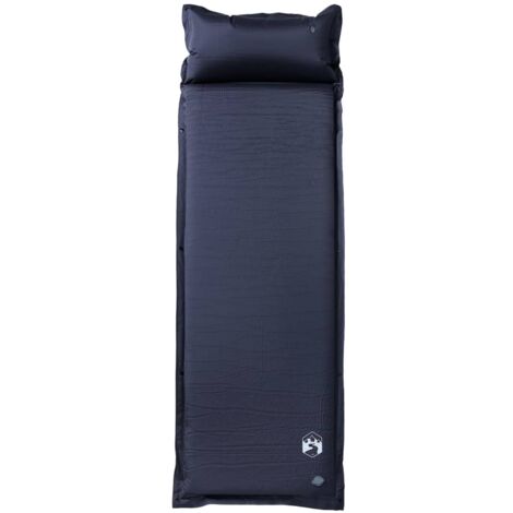 Matelas，Matelas de camping autogonflant avec oreiller 1 personne gris CFW375720