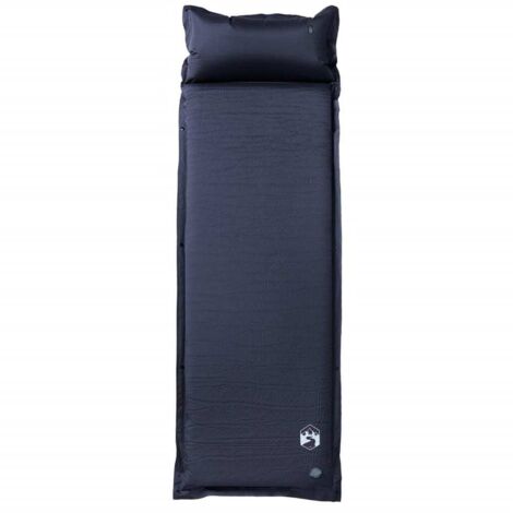 Matelas，Matelas de camping autogonflant avec oreiller 1 personne gris CFW584279