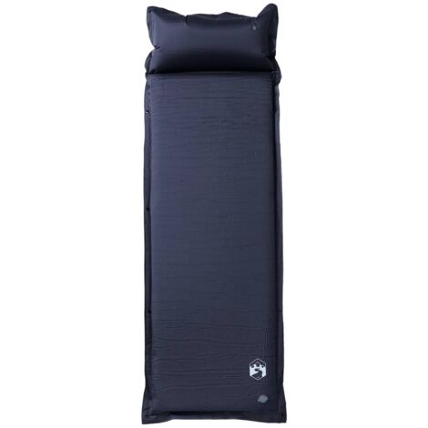 Matelas，Matelas de camping autogonflant avec oreiller 1 personne gris CFW912375