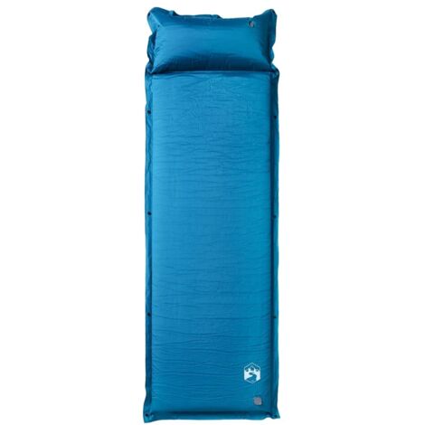 Matelas，Matelas de camping autogonflant oreiller 1 personne turquoise CFW773019
