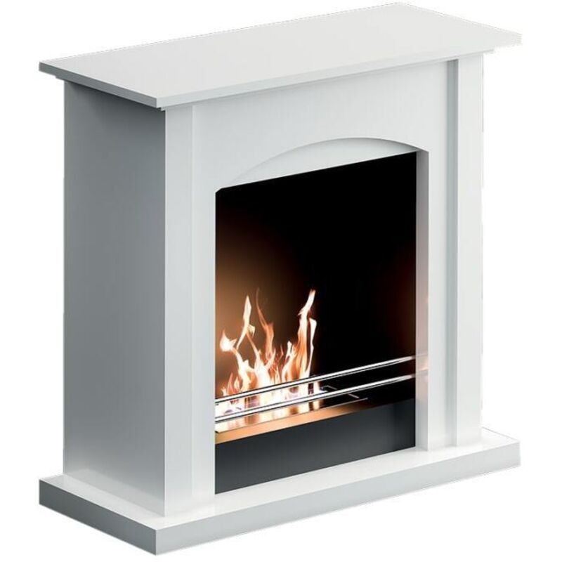 Tecno Air System - Matera 2000W Cheminée Bio au Sol Blanc