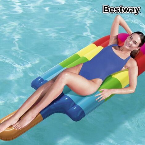 MATERASSINO BESTWAY POPSICLE a forma di GHIACCIOLO 180x72 cm Multicolore