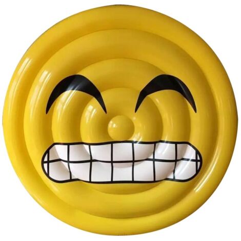 Materassino gonfiabile emoticon emoji whatsapp mare faccina d.155 - biacchi g.