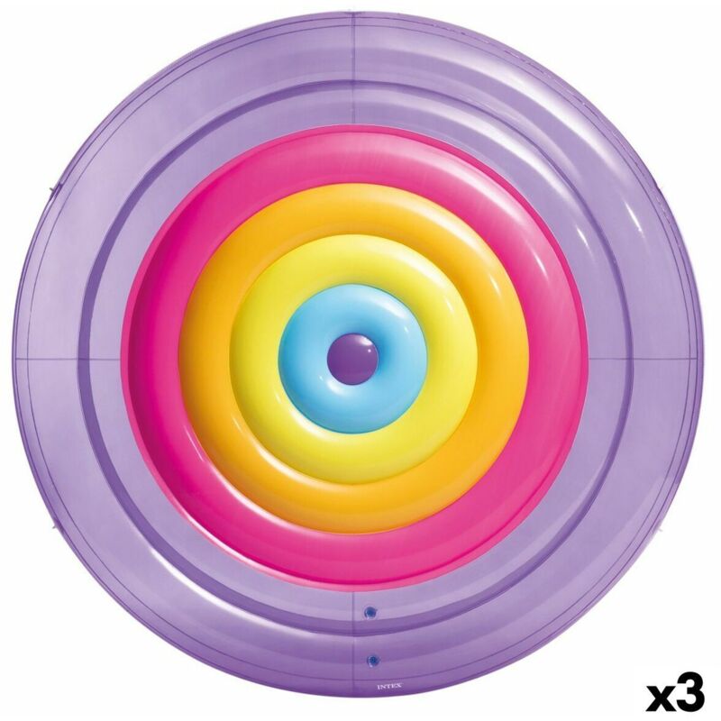 Materassino Gonfiabile Intex 206 x 24 x 206 cm (3 Unità)