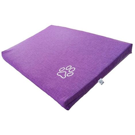 Materassino sfoderabile per animali viola lunghezza 80 cm