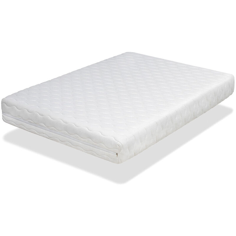 Materasso Matrimoniale Molle 200X190 spring soft, Alto 22 cm, Molle indipendenti insacchettate con Memory Foam. Sfoderabile