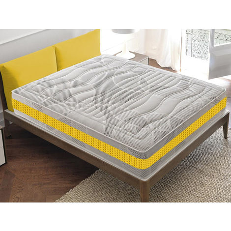 ILOVESLEEP 160x200 in memory foam Rinfrescante 11 zone differenziate - Ortopedico - Anatomico - Antibatterico - Antiacaro - Presidio Medico