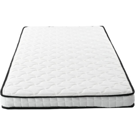 Materasso 90x200 cm - Materasso a molle - spessore 10 cm - livello di rigidità H3 - moduli ergonomici e supporto lombare