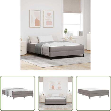Materasso a box spring -  Letto a molle con materasso Talpa 140 x 190 cm Tessuto