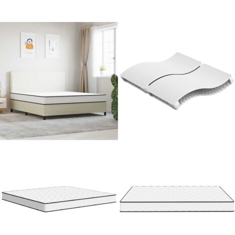 Materasso a Molle Bonnel Medio 200x200 cm King Size - Materasso King Size - Materasso morbido