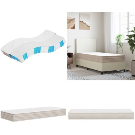 Materasso a Molle Insacchettate Medio 90x200 cm - Materasso a molle - Supporto per il sonno