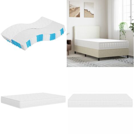Materasso a Molle Insacchettate Medio Rigido 140x200 cm - Materasso medio rigido - Supporto individuale