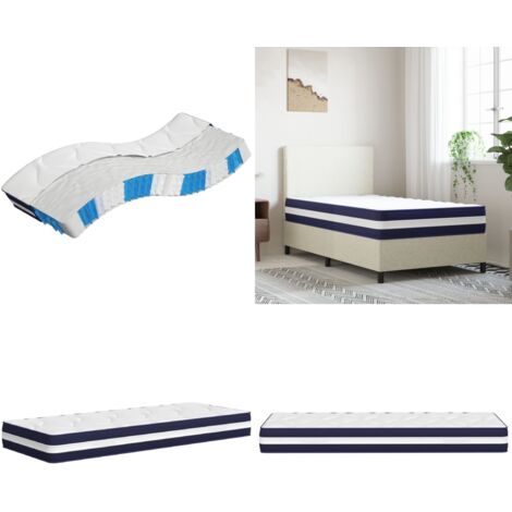 Materasso a Molle Insacchettate Medio Rigido 80x200 cm - Supporto per il sonno - Comfort notturno