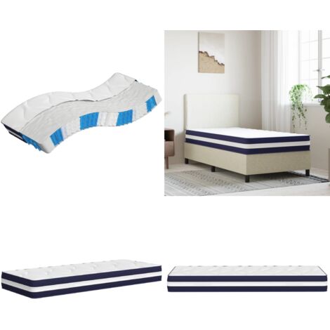 Materasso a Molle Insacchettate Medio Rigido 90x200 cm - Materasso a molle - Sonno confortevole
