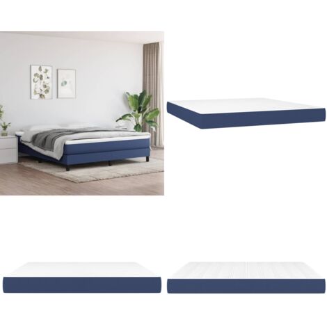 Materasso a Molle Insacchettate Rigidità Media Blu 160x200x20 cm - Materasso a molle - Materasso con schiuma