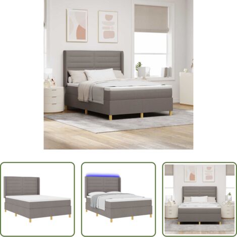 Materasso a molle -  Letto a molle con materasso Talpa 140 x 190 cm Tessuto