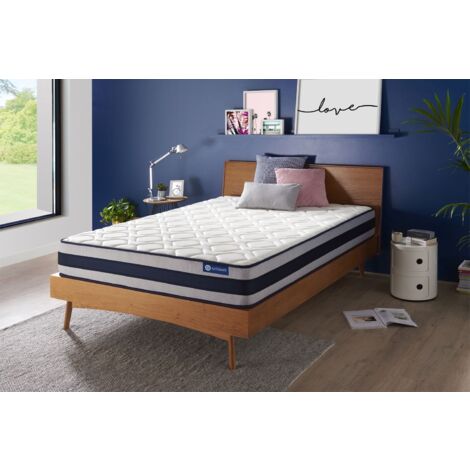 Materasso Actiflex ergo 130x210cm - Spessore : 24cm - Molle insacchettate e memory foam - Rigido