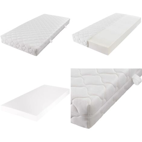 Materasso con Fodera Lavabile 200 x 140 x 17 cm H3 - Materasso morbido - Materasso antiallergico