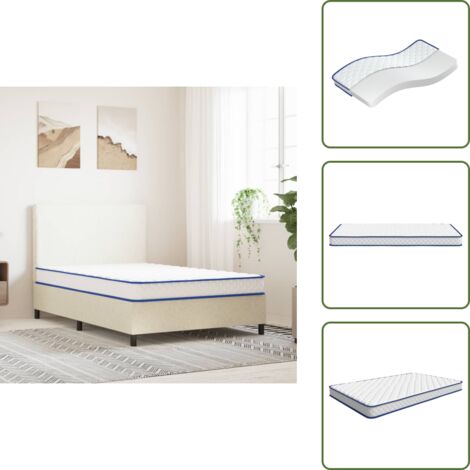 Materasso con schiuma - vidaXL Materasso Viscoelastico con Memoria 200 x 140 x 17 cm Morbido - Materasso per dormire