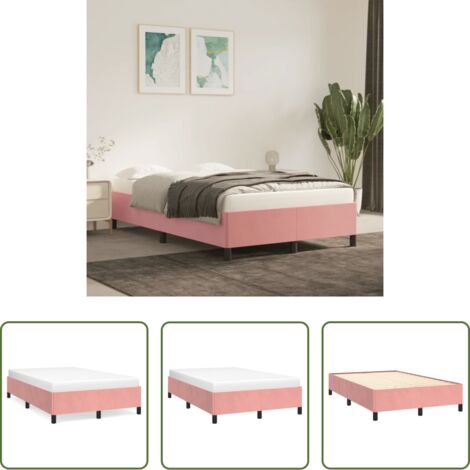 Materasso - Giroletto Rosa 120x200 cm in Velluto