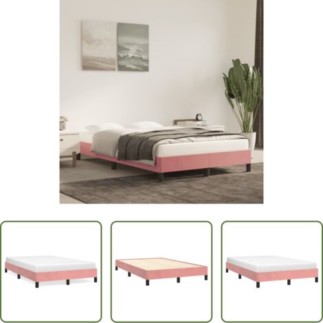 Materasso -  Giroletto Rosa 120x200 cm in Velluto