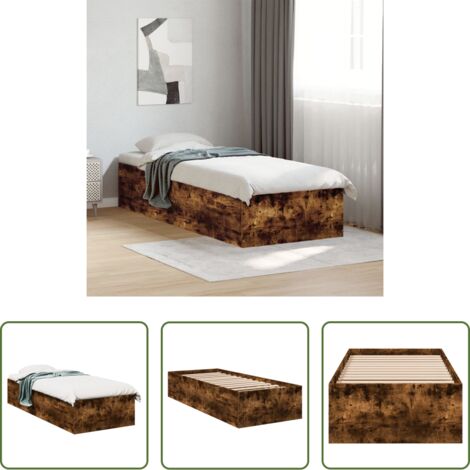Materasso - Giroletto Rovere Fumo 100x200 cm in Legno Multistrato
