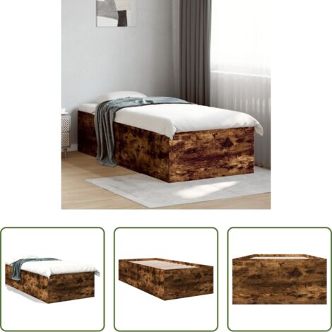 Materasso - Giroletto Rovere Fumo 100x200 cm in Legno Multistrato
