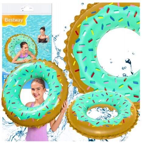 Materasso gonfiabile per piscina a ciambella per bambini 90 cm Bestway Ring