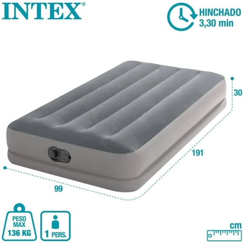 Materasso gonfiabile singolo Fastfill con pompa