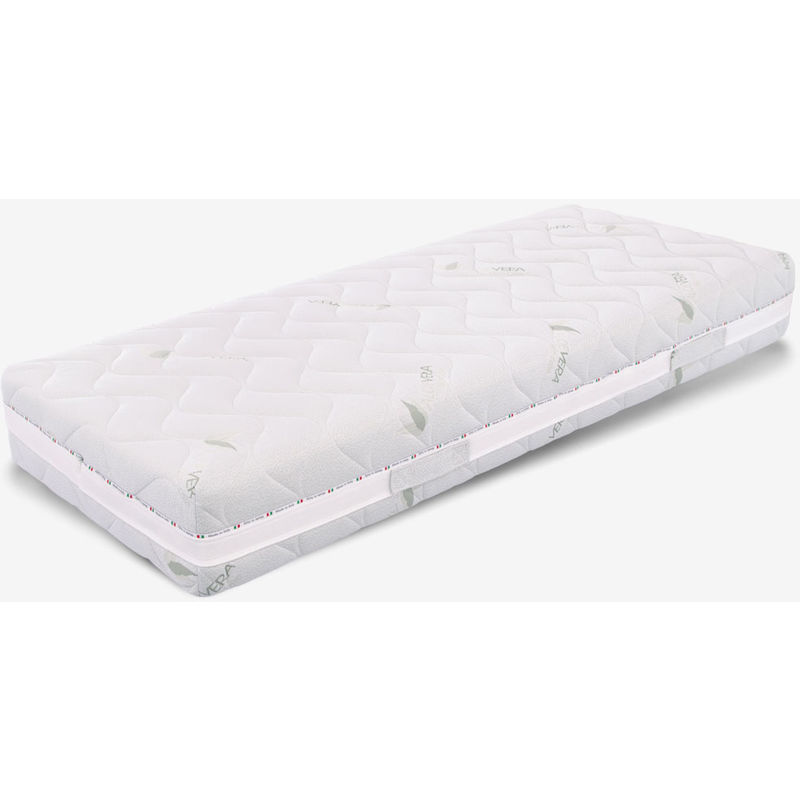 Materasso In Lattice Singolo.Materasso In Lattice E Memoryfoam Singolo Alto 25 Cm Sfoderabile Tessuto Aloevera 90x200 Modello Margot H25 Margoth25 90x200x25