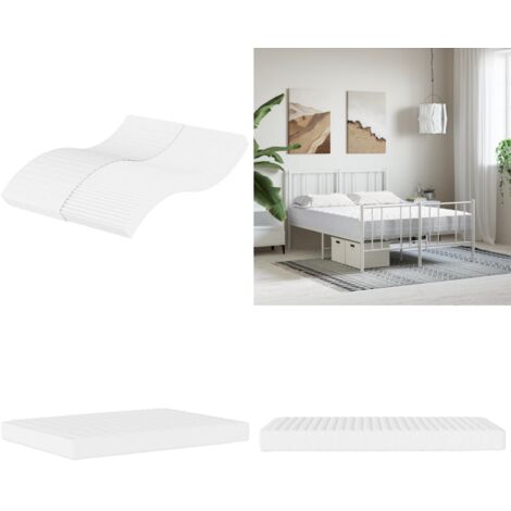 Materasso in Schiuma Bianco 120x200 cm Durezza H2 H3 - Schiuma PU - Durezza H2