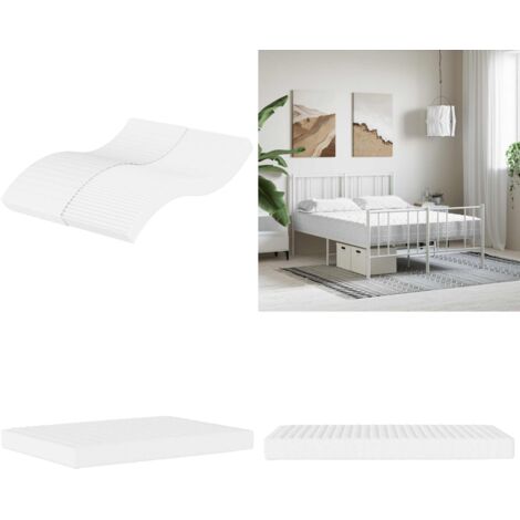 Materasso in Schiuma Bianco 120x220 cm Durezza H2 H3 - Schiuma PU - Durezza H2