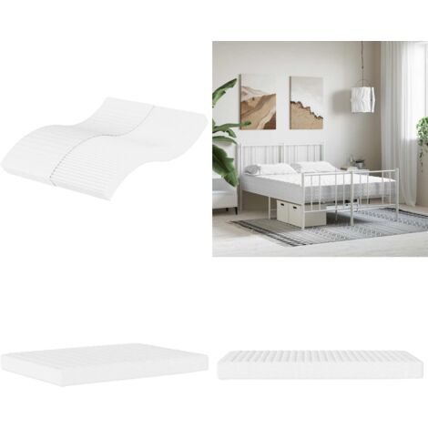 Materasso in Schiuma Bianco 140x220 cm Durezza H2 H3 - Schiuma PU - Durezza H2