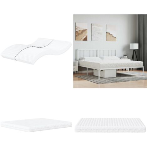 Materasso in Schiuma Bianco 180x210 cm Durezza H2 H3 - Schiuma PU - Durezza H2